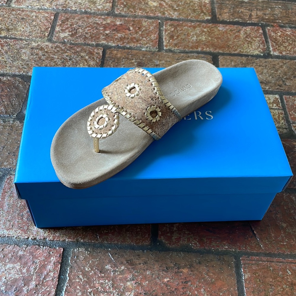 **NEW** in box Jack Rogers Comfort Jack Cork size 7